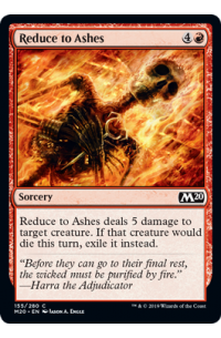 # 155 Reduce to Ashes