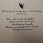 Bok -  Män ur mörkret av Håkan Östlundh