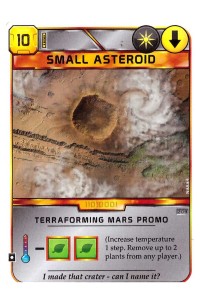 Terraforming Mars: Promokort - Small Asteroid