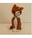 Aristocats - Tom O' Malley  Mörkare variant i brunt och vitt (6cm) Bully