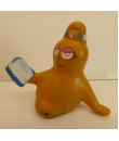 Barbapapa -Barbabok med rosa ögonlock och blå bok (4cm)