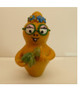 Barbapapa - Barbabok med grön sköldpadda i famnen (5cm) Plastoy