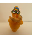 Barbapapa - Barbabok med bebis i famnen (3,5cm) Plastoy