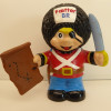 Br Maskot Fætter Br - Som pirat med skattkarta och svärd (7cm) Bully