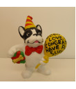 Bullyhundar - Partyhund med paket och ballong (7cm) Bullyland