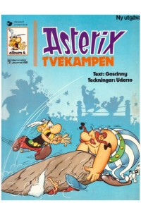 Asterix nr 4 Tvekampen (1980) 4:e upplagan omslagspris 15:95