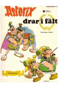 Asterix nr 6 Asterix drar i fält (1974) 2:a upplagan