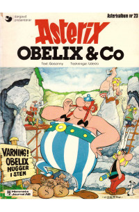 Asterix nr 23 Obelix & Co (1978) 1:a upplagan omslagspris 14:95