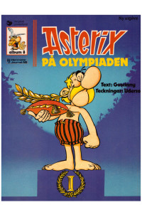 Asterix nr 8 Asterix på Olympiaden (1981) omslagspris 17:25 3:e upplagan
