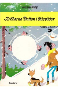 Lucky Luke nr 25 Bröderna Dalton i blåsväder (1976) 1:a upplagan variant med pris tryckt baksidan