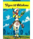 Lucky Luke nr 28 Vägen till Oklahoma (1977) 1:a upplagan variant med tryckt pris baksidan