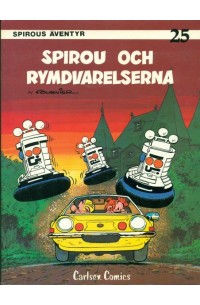 Spirous Äventyr nr 25 Spirou och rymdvarelserna (1983) 1:a upplagan