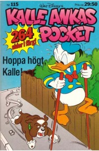 Kalle Ankas Pocket nr 115 Hoppa högt, Kalle (1989) 1:a upplagan