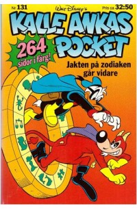 Kalle Ankas Pocket nr 131 Jaken på zodiaken går vidare (1991) 1:a upplagan