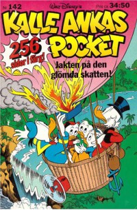 Kalle Ankas Pocket nr 142 Jakten på den glömda skatten (1992) 1:a upplagan