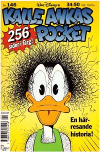 Kalle Ankas Pocket nr 146 En hårresande historia! (1992) 1:a upplagan originalplast