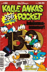 Kalle Ankas Pocket nr 150 Kalle på EuroDisney! (1992) 1:a upplagan