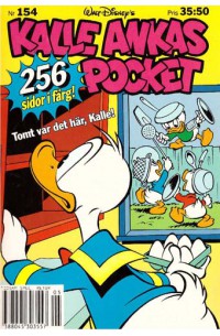 Kalle Ankas Pocket nr 154 Tomt, var det här Kalle! (1993) 1:a upplagan