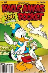 Kalle Ankas Pocket nr 160 Pippi på lunch, Kalle (1993) 1:a upplagan