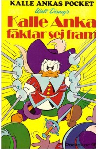 Kalle Ankas Pocket nr 18  Kalle Anka fäktar sig fram (Utan årtal) 3:e upplagan (29.50)