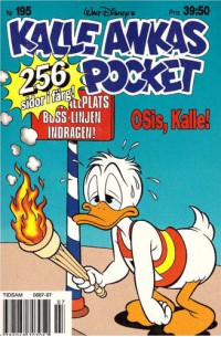 Kalle Ankas Pocket nr 195 Osis, Kalle! (1996) 1:a upplagan orginalplast
