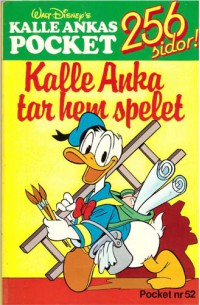 Kalle Ankas Pocket nr 52 Kalle Anka tar hem spelet (1983) 1:a upplagan (18.95)