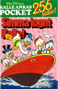 Kalle Ankas Pocket nr 55 Simma lugnt, Kalle! (1990) 2:a upplagan (29.50)