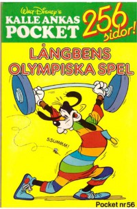 Kalle Ankas Pocket nr 56 Långbens olympiska spel (1984) 1:a upplagan (19.95)
