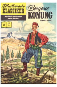 Illustrerade Klassiker nr 71 Bergens konung (1969) 1.50 4:e upplagan (199 baksidan)