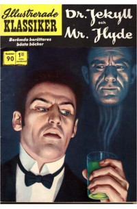 Illustrerade Klassiker nr 90 Dr. Jekyll och Mr. Hyde (19XX) 1.25 3:e upplagan (158 baksidan)