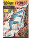 Illustrerade Klassiker nr 107 Fredlös (19XX) 1.00 1:a upplagan (107 baksidan)