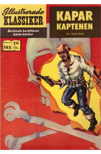 Illustrerade Klassiker nr 145 Kaparkaptenen (1969) 1.50 2:a upplagan (165 baksidan)